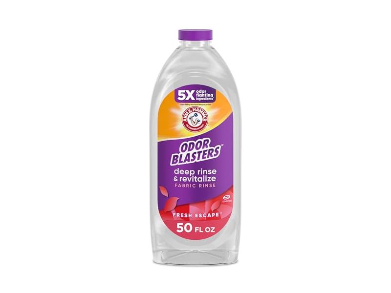 Arm & Hammer Odor Blasters Fabric Rinse, Fresh Escape, 50 fl oz/1.47 L