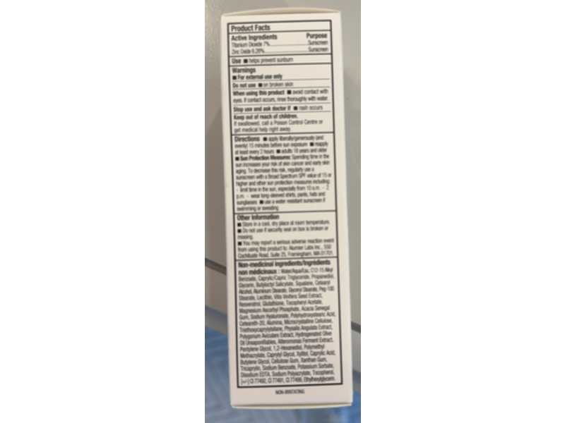 Alumier MD Sheer Hydration Tinted Moisturizing Sunscreen Lotion, SPF40, Versatile Tint, 2 fl oz/30 mL