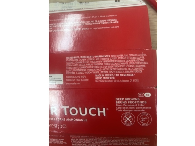 Wella Professionals Color Touch Demi-Permanent Color, 7/71 Medium Blonde/Brown Ash, 2 oz/57 g