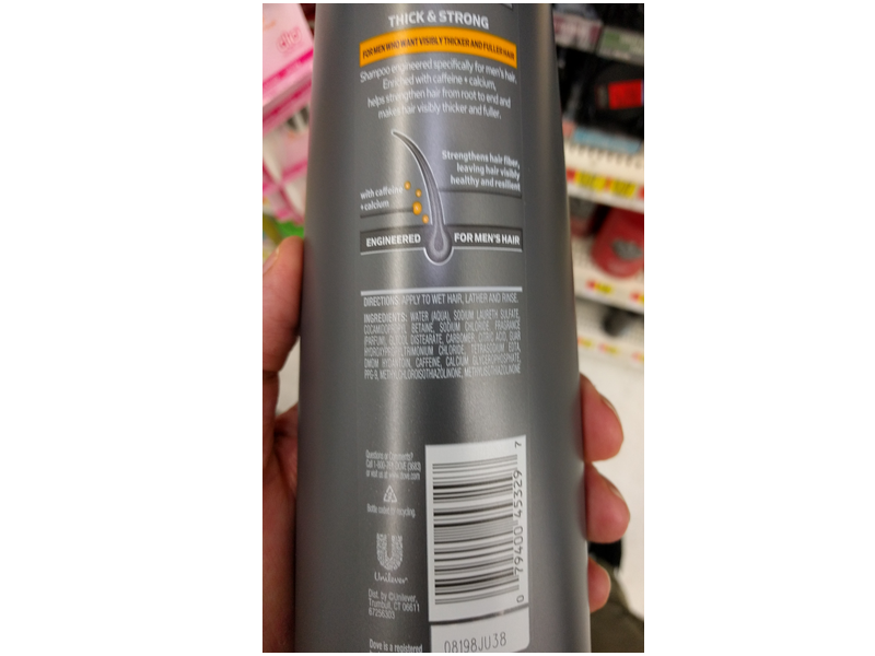Dove Men + Care Thick & Strong Fortifying Shampoo + Conditioner, 20.4 fl oz