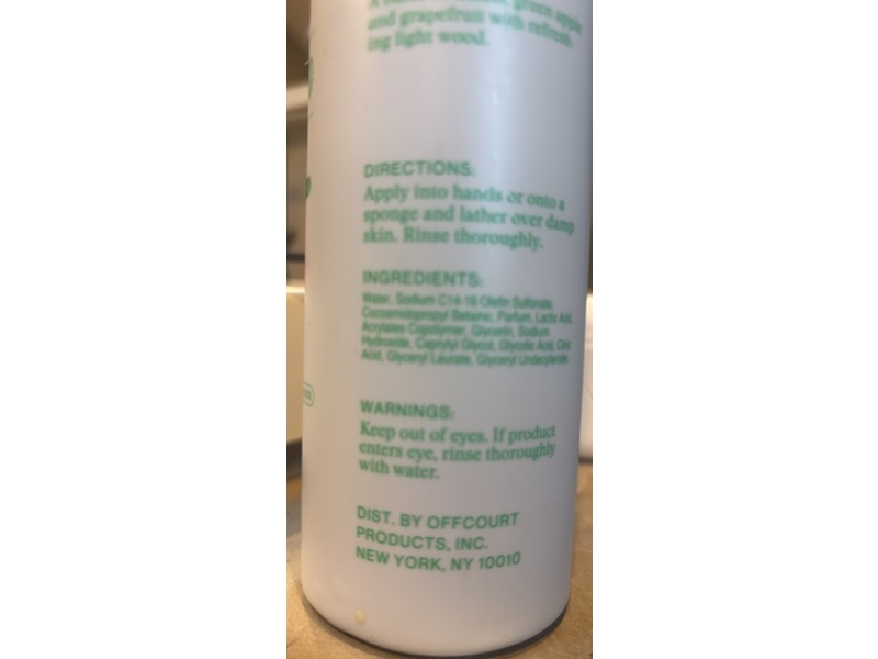 OffCourt Deep Cleansing Body Wash, Glycolic & Lactic Acids, 14 fl oz