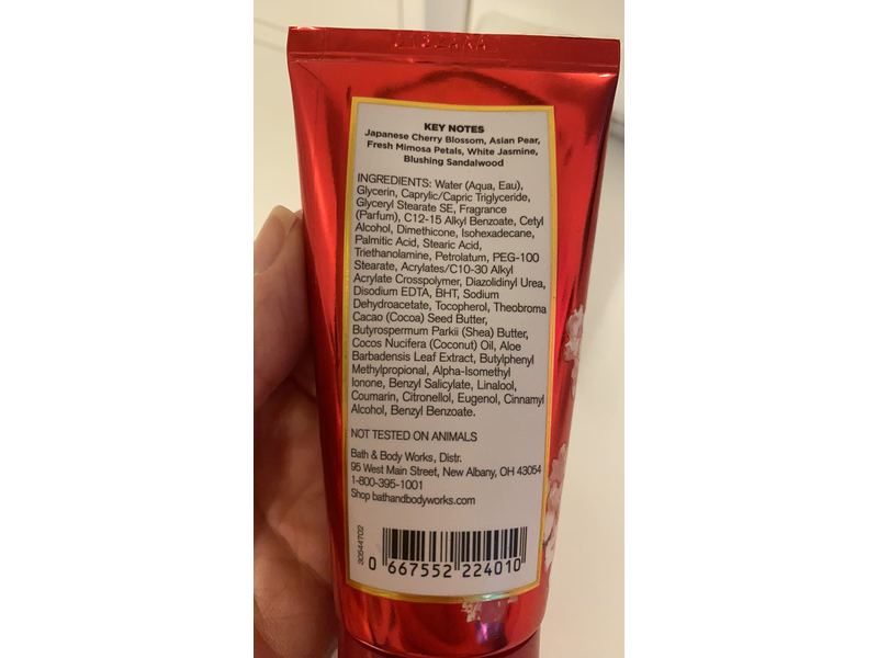 Bath & Body Works Ultra Shea Body Cream, Japanese Cherry Blossom, 24 Hour Moisture, 2.5 oz/70 g