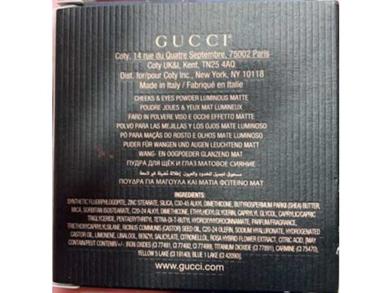 Gucci Cheeks & Eyes Powder, Bright Coral 04, 0.19 oz/5.5 g