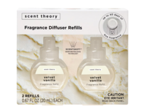 Scent Theory Fragrance Diffuser Refills, Velvet Vanilla, 0.67 fl oz/20 mL, Pack Of 2 - thumbnail 1