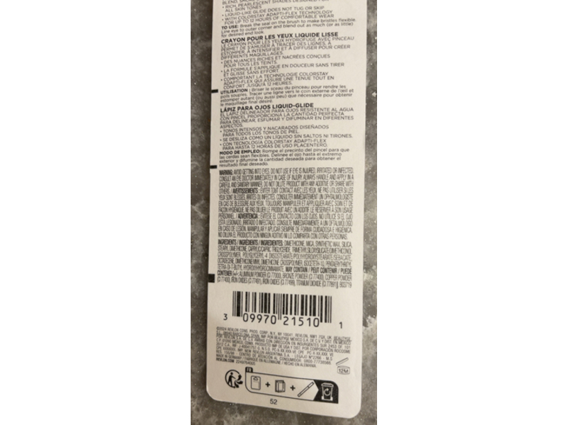 Revlon Color Stay Multiplayer Liquid-Glide Eye Pencil, 405 Fortress, 0.03 oz/0.9 g