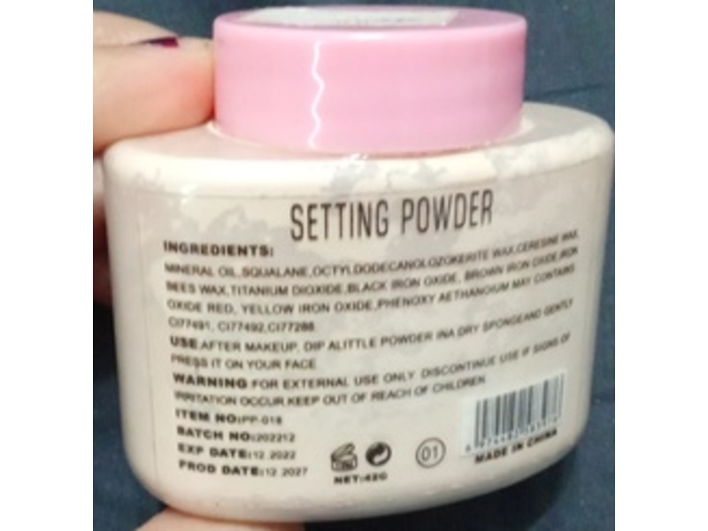 Hudamoji Setting Powder, Banana, 42 g