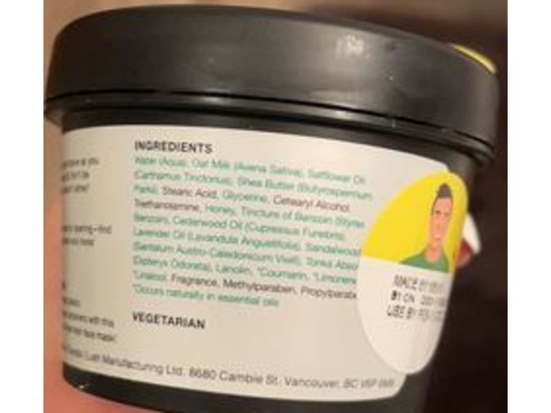 Lush Dirty Shaving Cream, 3.5 oz/100 g