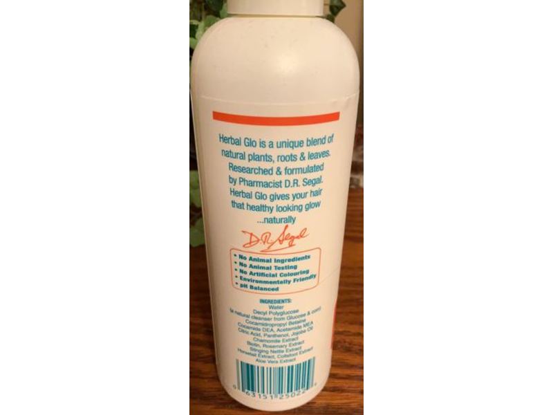 Herbal Glo Sensitive Hair & Scalp Shampoo, 8 fl oz/250 mL