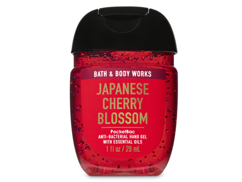 Bath & Body Works Anti-Bacterial Hand Gel , Japanese Cherry Blossom, 1 fl oz/29 mL