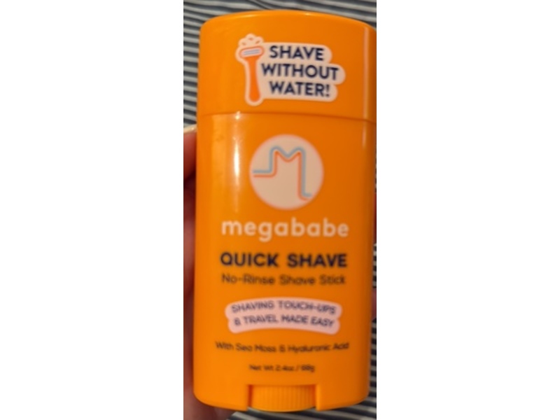 Megababe Quick Shave Stick, 2.4 oz/68 g