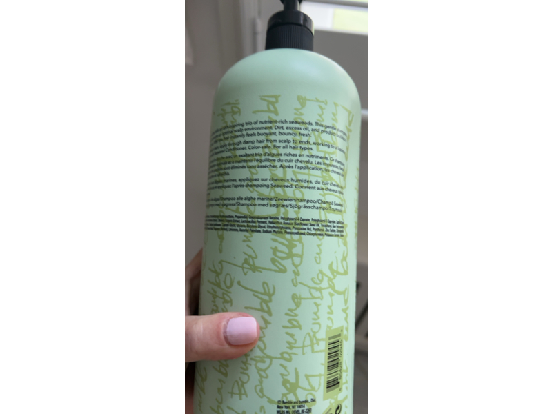 Bumble & Bumble Seaweed Shampoo, Rich Sea Weeds, 33.3 fl oz/1000 mL
