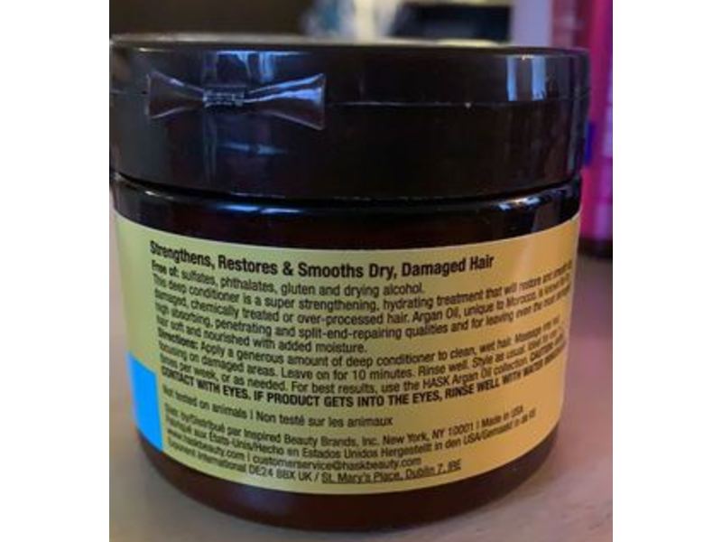 Hask Repairing Deep Conditioner, Argan Oil, 6 oz/171 g, Pack Of 2