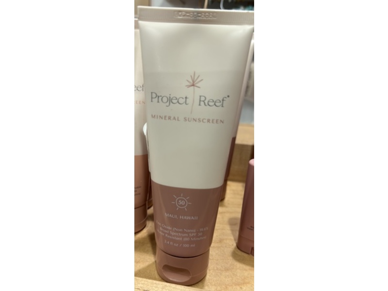 Project Reef Mineral Sunscreen, SPF 50, 3.4 fl oz/100 mL