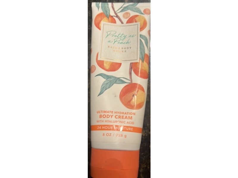 Bath & Body Works Ultimate Hydration Body Cream, Pretty As A Peach, 8 oz/226 g