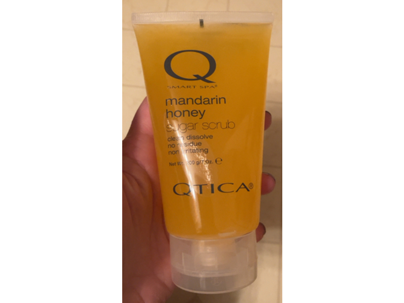 Qtica Smart Spa Sugar Scrub, Mandarin Honey, 7 oz/200 g