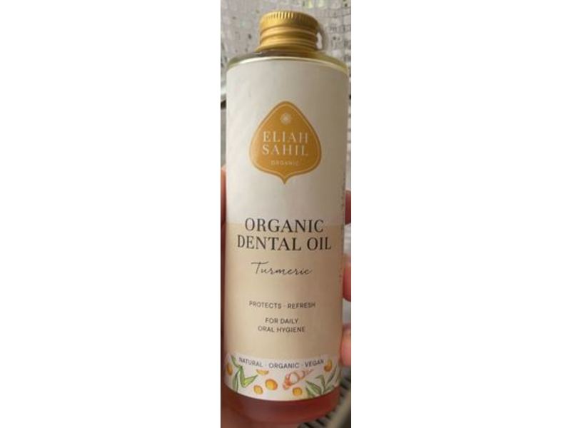 Eliah Sahil Organic Dental Oil, Turmeric, 100 mL