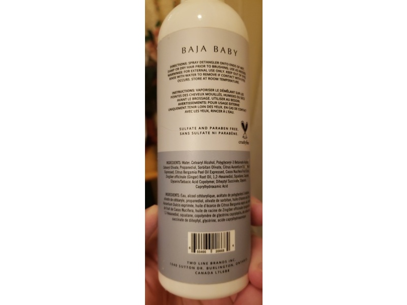 Baja Baby Hair Detangler, Fresh Scent, 12 oz/355 mL