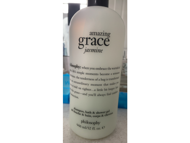 Philosophy Amazing Grace Shampoo, Bath & Shower Gel, Jasmine, 32 fl oz/946 mL