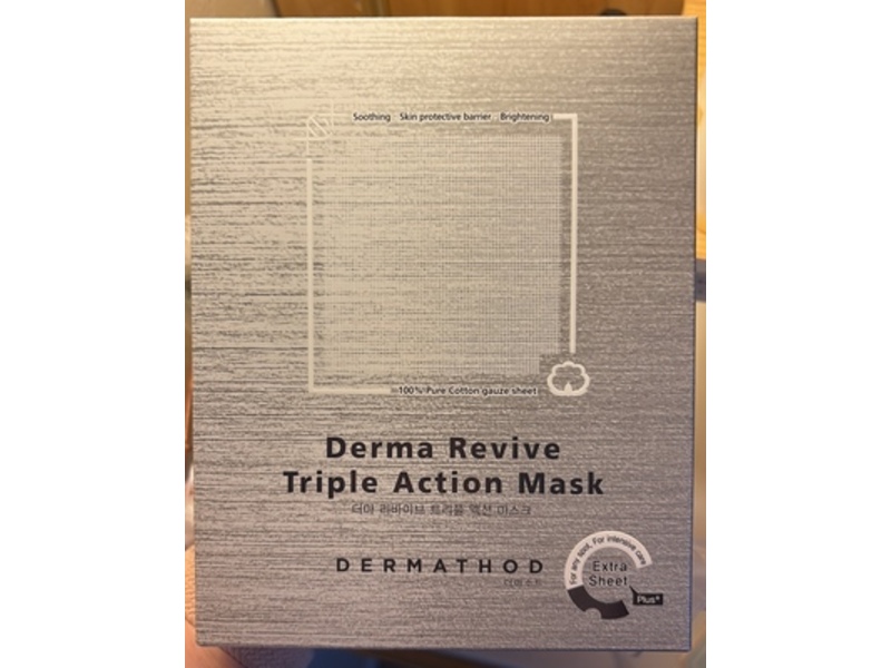 Dermathod Derma Revive Triple Action Mask, 30 g, 8 Count