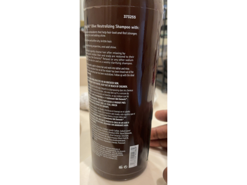 Silk Elements MegaSilk Olive Neutralizing Shampoo, Avocado & Silk, 33.8 fl oz/1 L