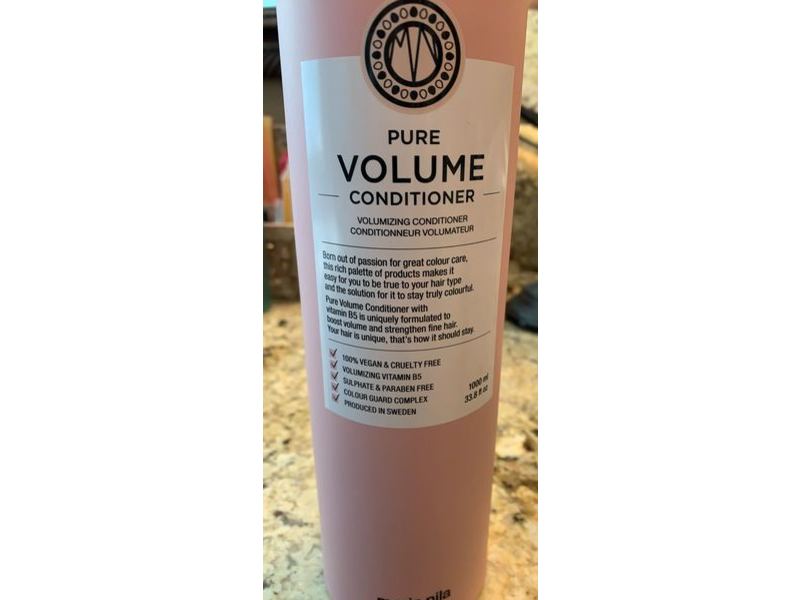 Maria Nila Pure Volume Conditioner, 33.8 oz / 1000 ml