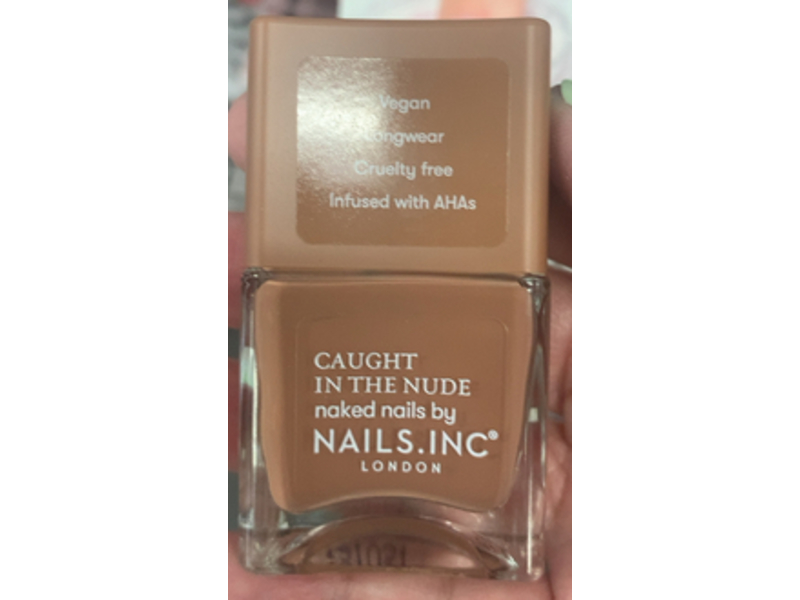 Nails.Inc Caught In The Nude Nail Polish, Maldives Beach, 0.47 fl oz/14 mL