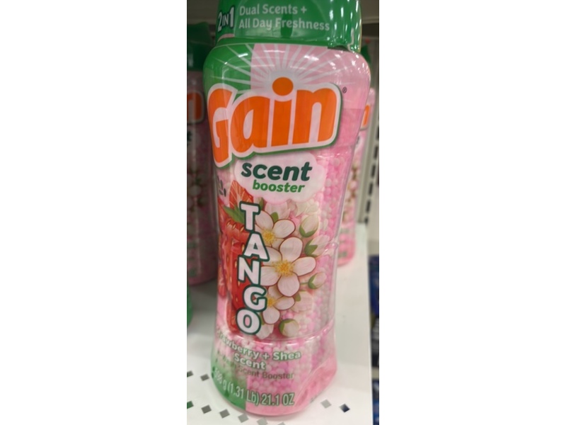 Gain Tango Scent Booster, Strawberry + Shea Scent, 21.1 oz/598 g