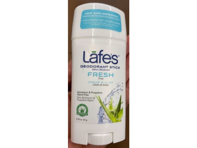 Lafe's Deodorant Stick, Fresh, 2.25 oz/64 g