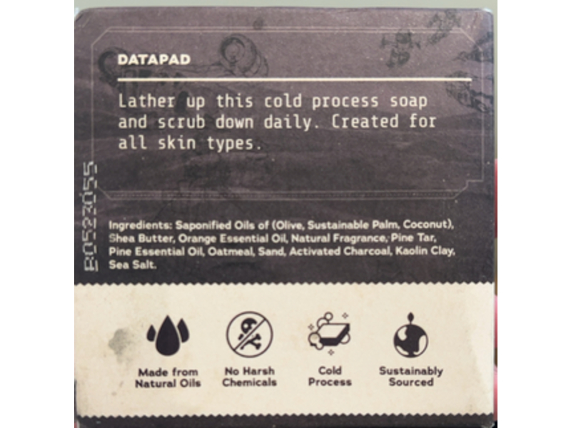 Dr. Squatch Star Wars Besker Tar Men's Natural Soap, 5 oz/141 g