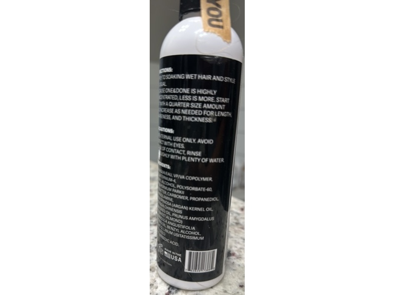 Scrunch It One and Done Cream Gel, Ultra-Hold, 8 fl oz