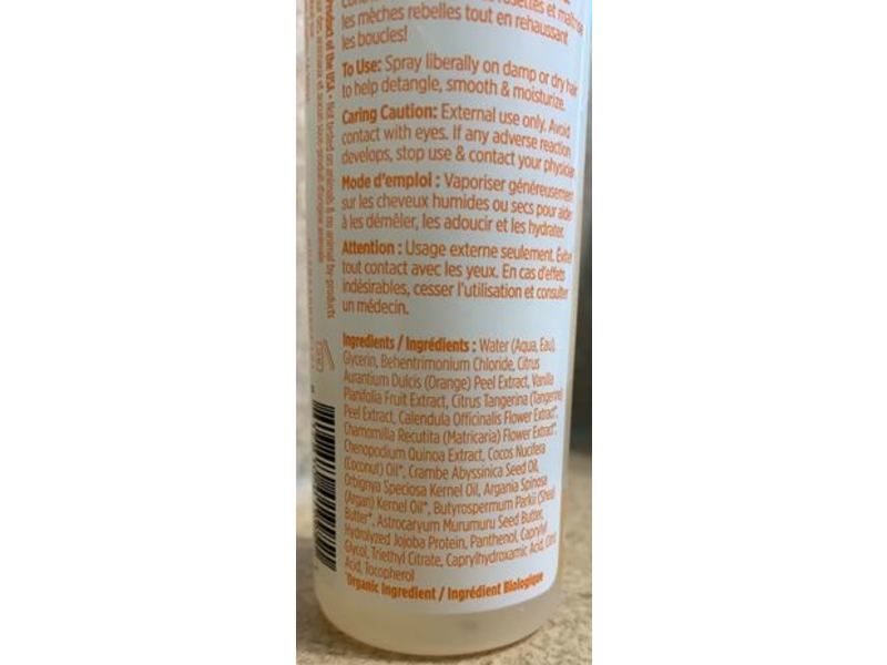 The Honest Company Detangler Conditioner, Sweet Orange Vanilla, 4 fl oz/118 mL
