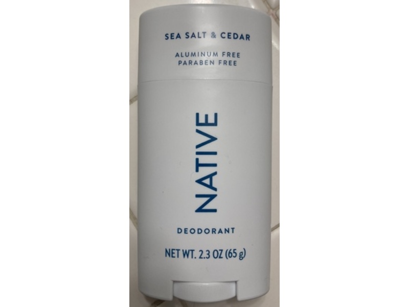Native Deodorant, Sea Salt & Cedar, 2.3 oz/65 g