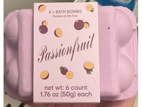 Bath Bombs, Passion Fruit, 1.76 oz/50 g, 6 count - thumbnail 2