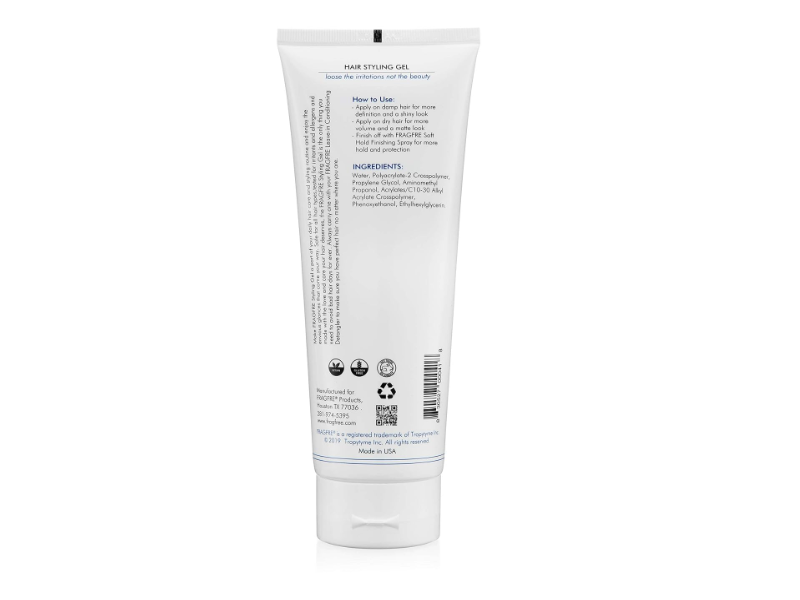 Fragfre Styling Gel, 8 fl oz/237 mL