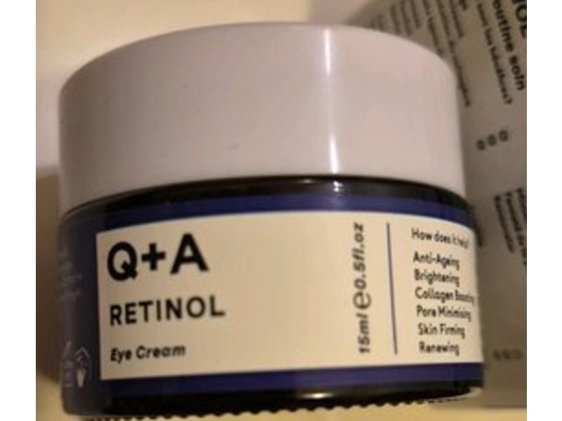 Q+A Retinol Eye Cream, 0.51 fl oz / 15 mL