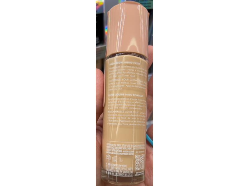 e.l.f. Halo Glow Liquid Filter, 0.5 Fair, 1.06 fl oz/31.5 mL