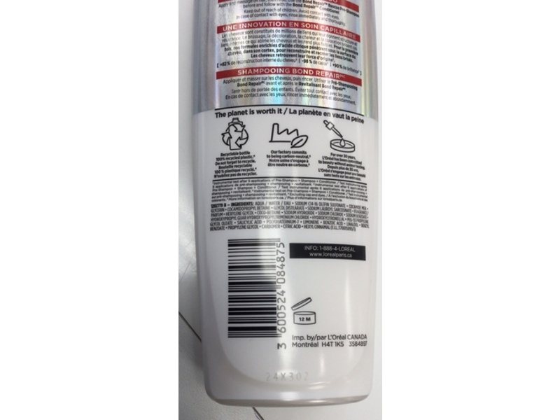 L'Oreal Paris Bond Repair Shampoo, 200 mL