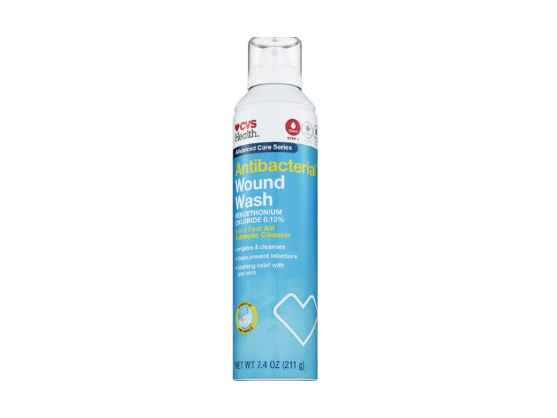 CVS Health Antibacterial Wound Wash, 7.4 oz/211 g
