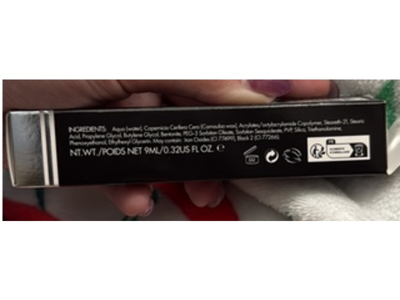 Bellapierre Waterproof Volume Mascara, Intense Black, 0.32 fl oz/9 mL