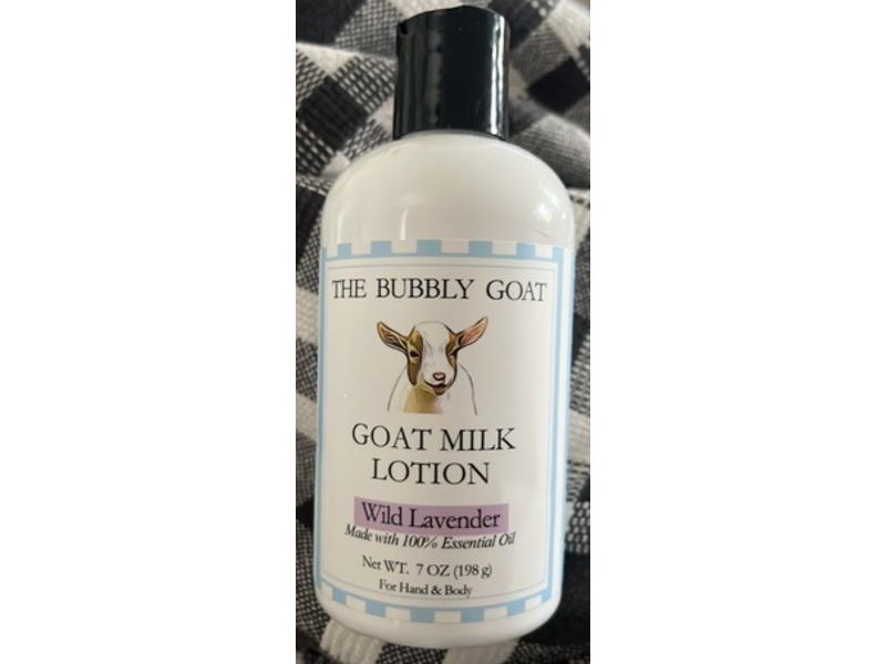 The Bubbly Goat Goat Milk Lotion, Wild Lavender, 7 oz/198 g