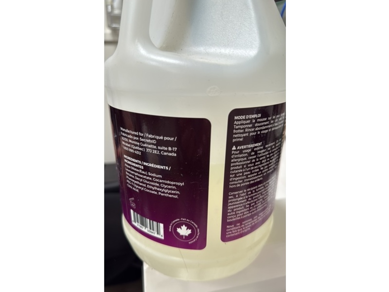 Secretsid Lash Shampoo, 135 fl oz/3.98 L