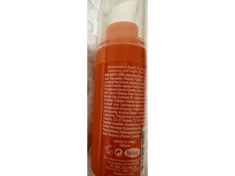 Bliss Bright Idea Collagen Protecting & Brightening Serum, Vitamin C + Tri Peptide, 0.5 fl oz/15 mL