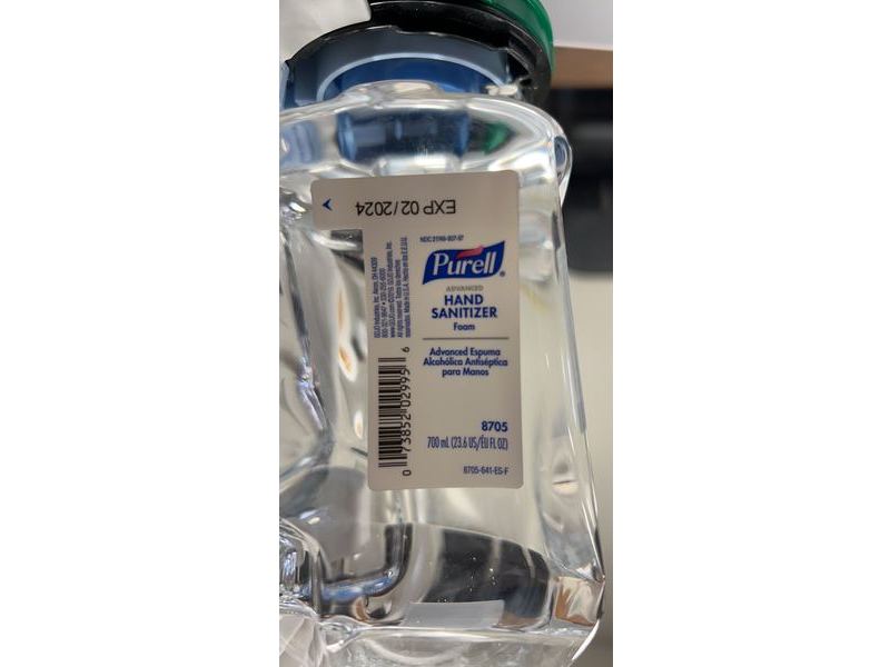 Purell Advanced Foam Hand Sanitizer, 23.6 fl oz/700 mL