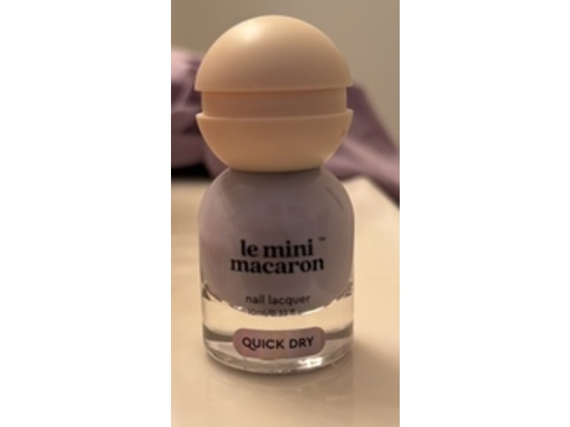 Le Mini Macaron Nail Polish, Lilac Blossom, 0.33 fl oz/10 mL