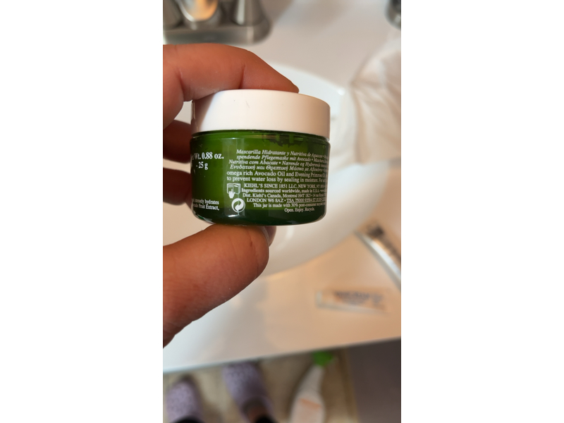 Kiehl's since 1851 Avocado Nourishing Hydration Mask, 0.88 oz/25 g