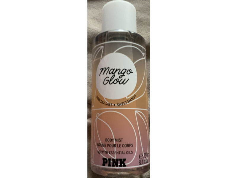 Pink Body Mist, Mango Glow, 8.4 fl oz/250 mL