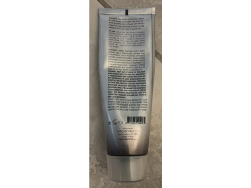 Madison Reed Color Reviving Gloss, Espresso Deep Smoky Ash Tones, 4 fl oz/118mL