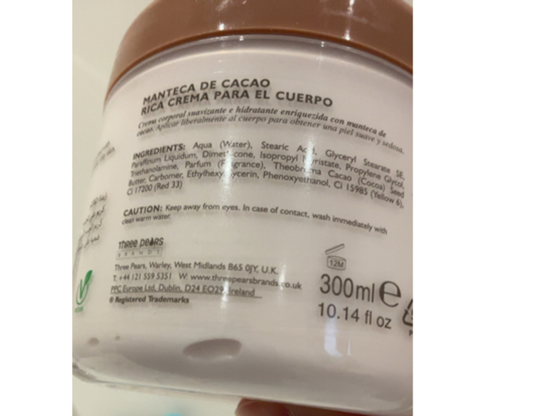 Cyclax Rich Body Cream, Cocoa Butter, 10.14 fl oz/300 mL