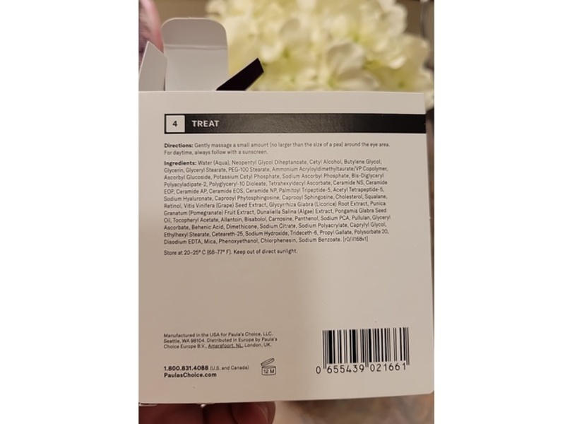 Paula's Choice Clinical Ceramide-Enriched Firming Eye Cream, 0.17 fl oz/5 mL