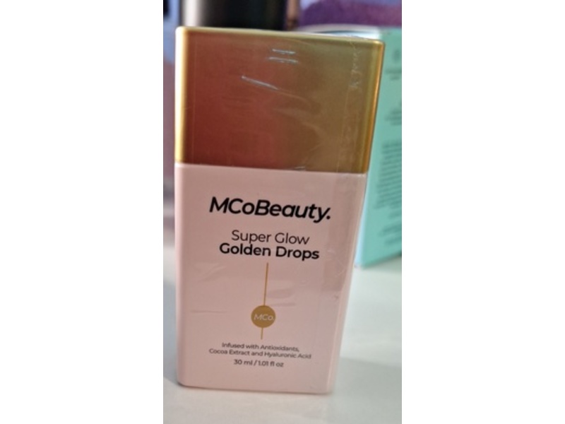 McoBeauty Super Glow Gloden Drops, Gold, 1.01 fl oz/30 mL